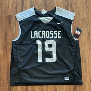 ✨NWT✨ Nike Black/White reversible Lacrosse jersey tank top, size L